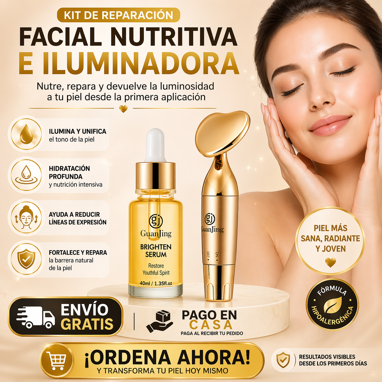 Kit De Reparación Facial Nutritiva