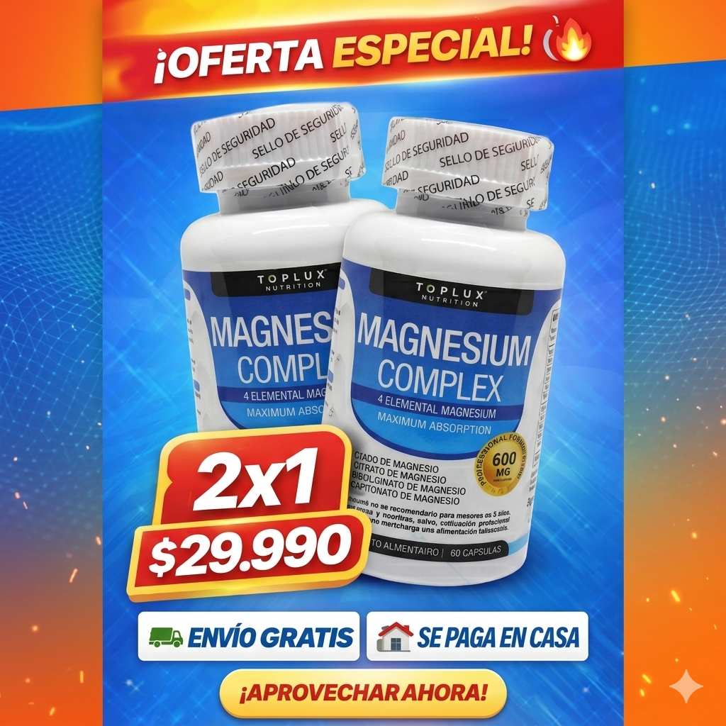 2 x 1 MAGNESIO COMPLEX 600MG