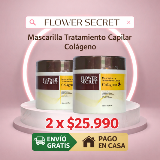 Mascarilla Tratamiento Capilar Colágeno pack 2 unidades