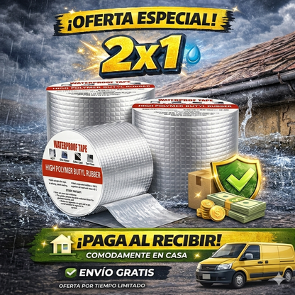 Pack de cintas anti goteras 5cm x 10mtrs.