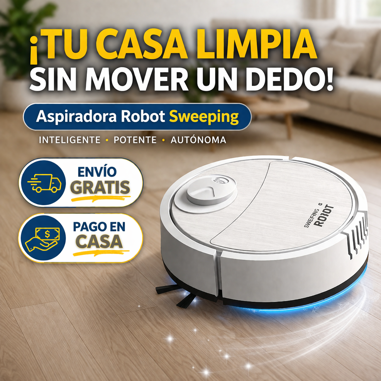 ASPIRADORA ROBOT INTELIGENTE
